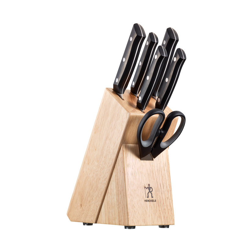 henckels 7 piece knife block set